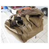 Duffel Bag, Tool Belts, Pry bar, Hatchet