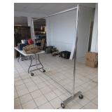 Rolling Clothing Rack