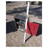 Tool Locker, Level, Drill, Grinder, Extension Cord