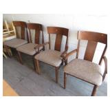 4) Dark Wood Kitchen Chairs