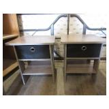 Matching Wooden Side Tables