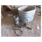 Galvanized Water Trough, Electric Fencer, Wire