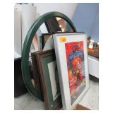 Framed Concert Posters, Becks Mirrored Frame,