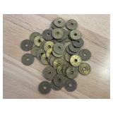 Japanese 5 Yen Coins