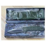 3) Green Pocket Knives