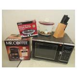 Commercial Microwave, Knife Block, Crock Pot,