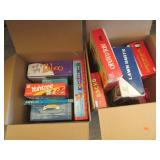 2) Boxes Of Board Games, Yahtzee, Taboo, Operation