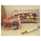 Electric Griddle, Stand Mixer, Marble Rolling Pin
