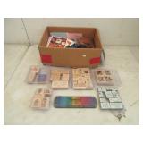 Stamps, Stamp Pad, Craft Paper