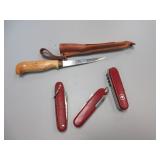Fillet Knife, 3) Pocket Knives