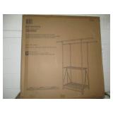 Stainless Steel Double-Bar Garment Rack