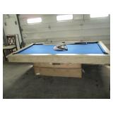Pool Table, Balls, Cues