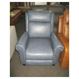 Blue Recliner with Rivets