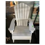 White Adirondack Chair