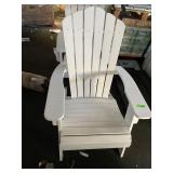 White Adirondack Chair