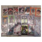 Sports Cards In Plastic Sleaves