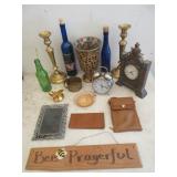 Candle Holders, Glass Bottles, Vases and More
