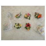 Hummingbird Flower Magnets