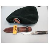 Military Felt Hat, Fixed Blade Knife with