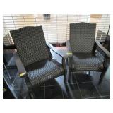 2) Patio Arm Chairs