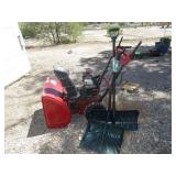 CraftsMan Snow Blower 5.5 HP 24", 2) Snow Shovels