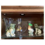 Vases, Candy Dish, Glass Pitcher, Chicken and