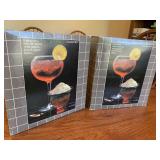 2) 8 Piece Set Glass Set