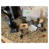 Cast Iron Bird, Brass Iron, Bell, Home Decor