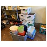 Filing Boxes, Plastic Totes