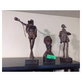 Ouro Artesania Don Quixote  bust and Statue