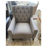 Gray Cloth Sitting Chair