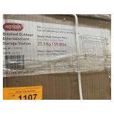 Keter Brushed Outdoor Entertainment Storage