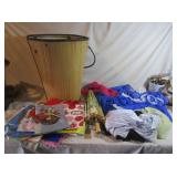 Wicker Hamper, Gift Bags, Nighties, Parasol