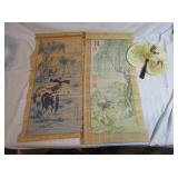 Horse Bamboo Wall Hangings, Butterfly Fan