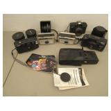 5) Film Cameras, Camera Lenses, Covers, and More