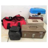 Tackle Boxes, Camera Bags, Gym Bag, Tool Box