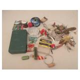 Fishing Reel, Hooks, Line, Mini Tackle Box,