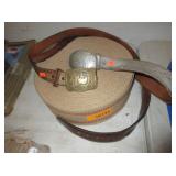 2) Belts with Buckles, Wide Strap Roll