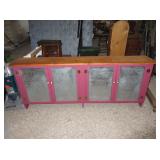 Shop Table with Cabinets