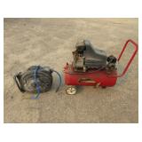 Air Compressor, Hose Reel