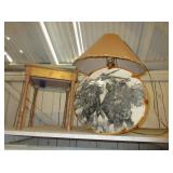 Lamp, Small Table, Decor