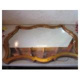 Wood Framed Wall Mirror