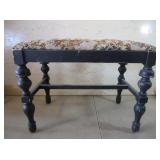 Tapestry Padded Wood Bench