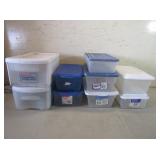 Small Storage Bins with Lids and Drawers