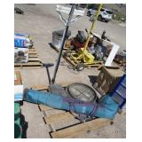 Vintage Weight Scale, Rosssignol Skis,