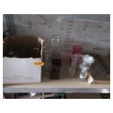 Glass Vases, Candles, Candle Holders, Shot Glasses
