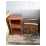 End Table, Wood Tool Box