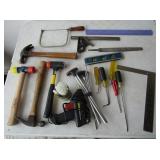 Tools, Hammers, Glue Gun with Glue, Saw and more