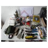 Tools, Leather Drawing Set, Shop Vac Filters,