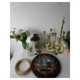 Lamps, Clock, Vases, Jug, Lighthouse Lamp